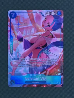 Bandai One Piece Card Game Nefeltari Vivi SR Foil English EB04-025 - Image 4