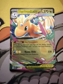 Mega Dragonite Ex 152/217 Ascended Heroes Holo Pokemon Card TCG NM - Image 1