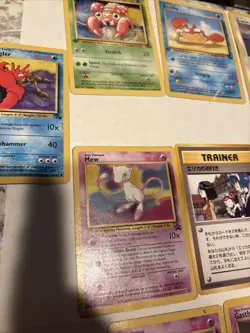 Lot of Vintage cards. pokemon. Shadowless. Promo Mew. 1st edition Played cards - Image 3
