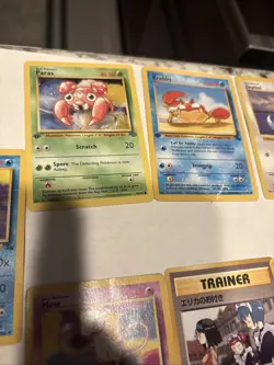 Lot of Vintage cards. pokemon. Shadowless. Promo Mew. 1st edition Played cards - Image 4