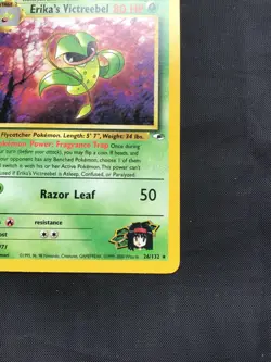Pokemon Cards: Gym Heroes 1st Edition Rare: Erika's Victreebel 26/132 - Image 4