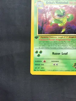 Pokemon Cards: Gym Heroes 1st Edition Rare: Erika's Victreebel 26/132 - Image 5