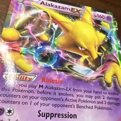 MINT Alakazam EX Holo 25/124, 2016 XY, Pokemon TCG Card - Image 2