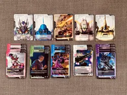 Bandai Gundam Card Game Steel Requiem Mixed Card Lot ENG LR R C U, NM - Image 2