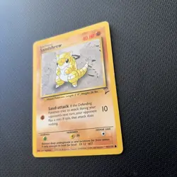 Sandshrew 91/130 | Base Set 2 | Non Holo Pokemon Card LP - Image 3