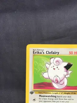 Pokemon Cards: Gym Heroes 1st Edition Rare: Erika's Clefairy 25/132 - Image 2