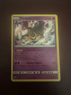 Pokemon Giratina 97/214 SM Lost Thunder Holo Rare Card Mint Condition - Image 1