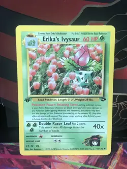 Pokemon Gym Challenge 41/132 Erika's Ivysaur 1st Edition Pokemon Card NM - Image 2