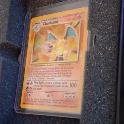Pokemon Charizard Base Set 4/102 Holo Rare English Trading Card 120 HP - Image 3