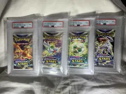 PSA 9 Graded Pack Set Pokemon Cards Sword & Shield: Brilliant Stars BOOSTER - Image 1