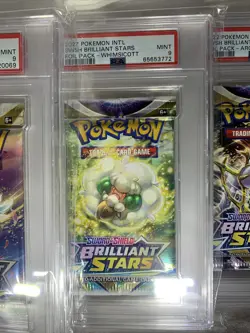 PSA 9 Graded Pack Set Pokemon Cards Sword & Shield: Brilliant Stars BOOSTER - Image 4