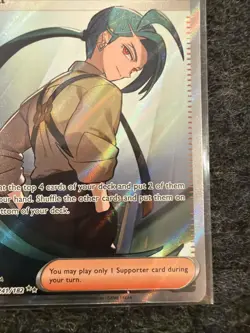 Pokemon TCG Rika Trainer Card Ultra Rare en Paradox Rift Holo 241/182 - Image 2