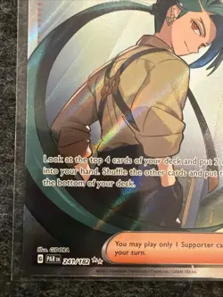 Pokemon TCG Rika Trainer Card Ultra Rare en Paradox Rift Holo 241/182 - Image 3