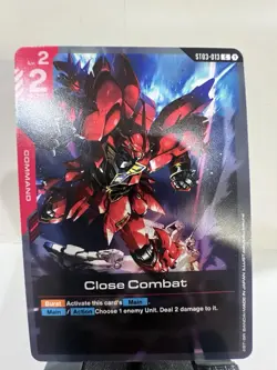 Close Combat - ST03-013 NM - Gundam TCG Card Game - Image 1