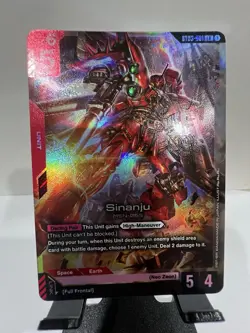 Sinanju LR ST03-001 Starter Deck: Zeon's Rush Gundam Card Game Holo - Image 1