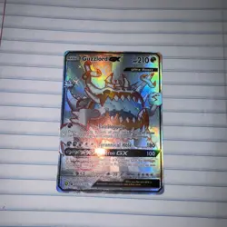 Guzzlord GX SV71/SV94 Hidden Fates Full Art Shiny Holo Rare Pokemon Card NM - Image 2