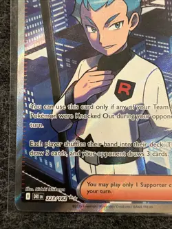 Pokemon TCG Team Rockets Archer Destined Rivals Super Rare Trainer Card 223/182 - Image 3