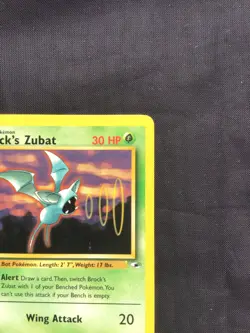 Pokemon Cards: Gym Heroes 1st Edition Rare: Brock's Zubat 24/132 - Image 3