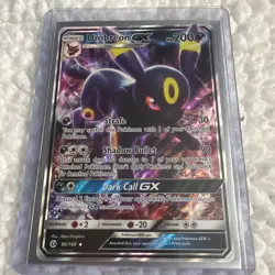 Umbreon GX 80/149 Ultra Rare SM Base Set Near Mint Pokemon Card - Image 1