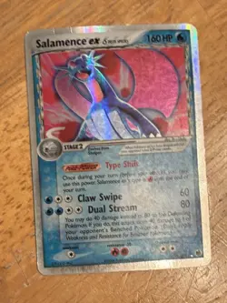 Pokemon Salamence ex Dragon Frontiers 98/101 Ultra Rare Holo 160 HP Card - Image 1