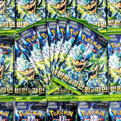 10+2 PACKS Pokemon Card Twilight Masquerade Mask of Change Booster Sealed KOREAN - Image 5