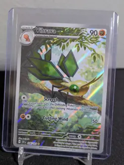 Pokemon Surging Sparks Vibrava Full Art Illustration Rare Card 206/191 - Image 1