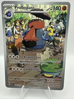 Pokemon TCG Probopass Twilight Masquerade Holo Illustartion Rare Card 182/167 - Image 1