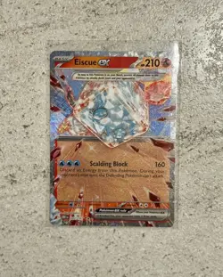 Pokemon TCG Eiscue EX Sv03: Obsidian Flames Holo Double Rare Card 042/197 - Image 1