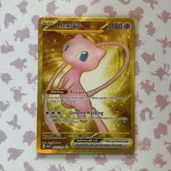 Pokemon Mew EX Full Art Holo 205/165 180 HP Psychic Card Scarlet & Violet - Image 1