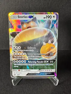 Snorlax-GX SM05 Black Star Promo - Holo Ultra Rare - Pokemon Card - Image 1