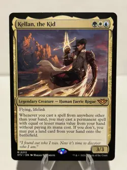 Kellan, the Kid 213 M Outlaws of Thunder Junction NM MTG - Image 1