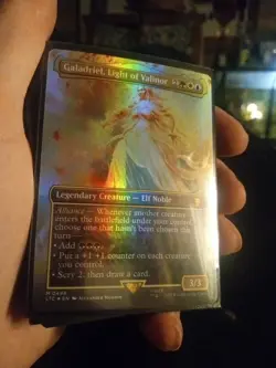 Galadriel, Light of Valinor (Borderless) Rare M Series #498 (Foil) NM - Image 1