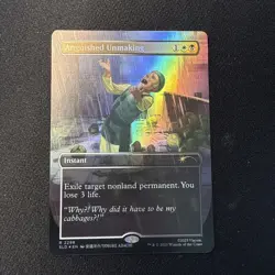 FOIL - MTG Avatar: The Last Airbender Anguished Unmaking (2298) Cabbages nm - Image 1