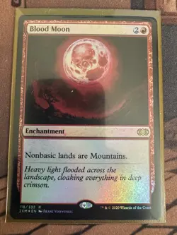 Mint Blood Moon Foil Double Masters MTG - Image 1