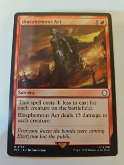 MTG - Universes Beyond: Fallout - Blasphemous Act - NM - NF - Image 1