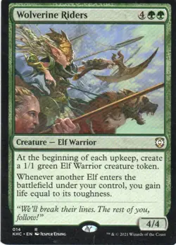 MTG: Kaldheim Commander: Wolverine Riders: Lightly Played Condition - Image 1