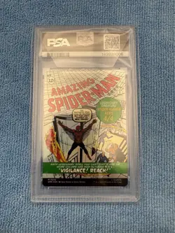 PSA 10 Peter Parker (0232) (Borderless) Comic Marvel's Spider-Man Mythic Foil - Image 2