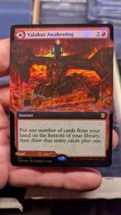 1x FOIL VALAKUT AWAKENING EXTENDED ART NM - Zendikar Rising ZNR Magic MTG x1 - Image 1