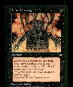 MTG Burnt Offering LP Light Play Ice Age [5090] - Image 1
