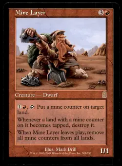Mine Layer LP Light Play Odyssey MTG [6359] - Image 1