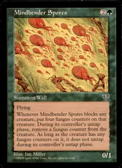 Mindbender Spores LP Light Play Mirage MTG [6629] - Image 1