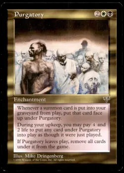 Purgatory LP Light Play Mirage MTG [6597] - Image 1