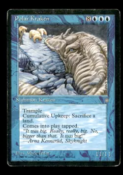 Polar Kraken LP Light Play Ice Age MTG [6794] - Image 1