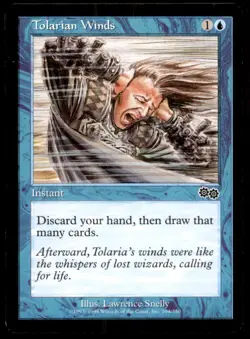Tolarian Winds LP Light Play Urza's Saga MTG [9654] - Image 1