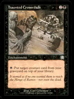 MTG Haunted Crossroads LP Light Play Mercadian Masques [2083] - Image 1