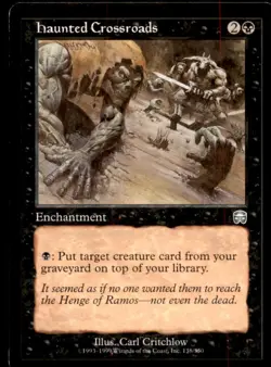 MTG Haunted Crossroads LP Light Play Mercadian Masques [2544] - Image 1