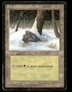 MTG Snow-Covered Forest LP Light Play Ice Age [3288] - Image 1