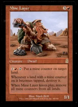 Mine Layer LP Light Play Odyssey MTG [6352] - Image 1