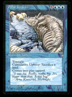 Polar Kraken LP Light Play Ice Age MTG [6799] - Image 1