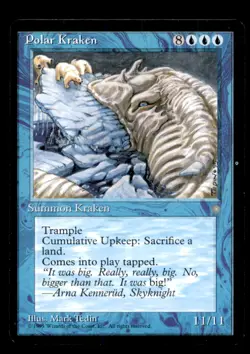 Polar Kraken LP Light Play Ice Age MTG [6795] - Image 1